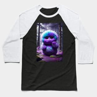 Cute Fluffy Monster 005 Baseball T-Shirt